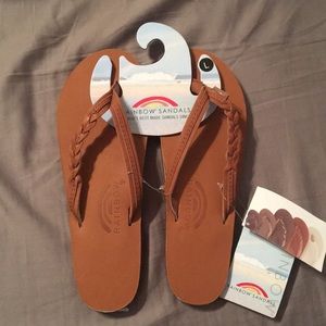 Rainbow sandals - leather